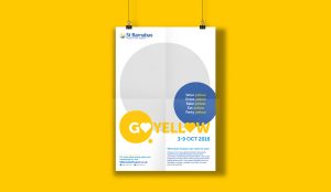 Go Yellow poster design