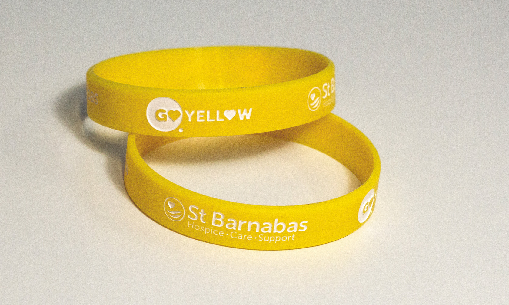 go yellow wristband