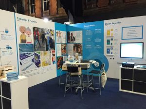 NHS exbo 2016 for Bluestep design and marketing agency Northampton
