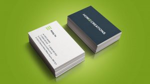 Home Creations Business Card Design