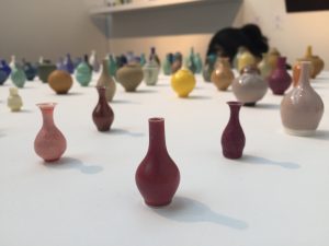 An image showing tiny ornamental vases at London Design Fair 2017